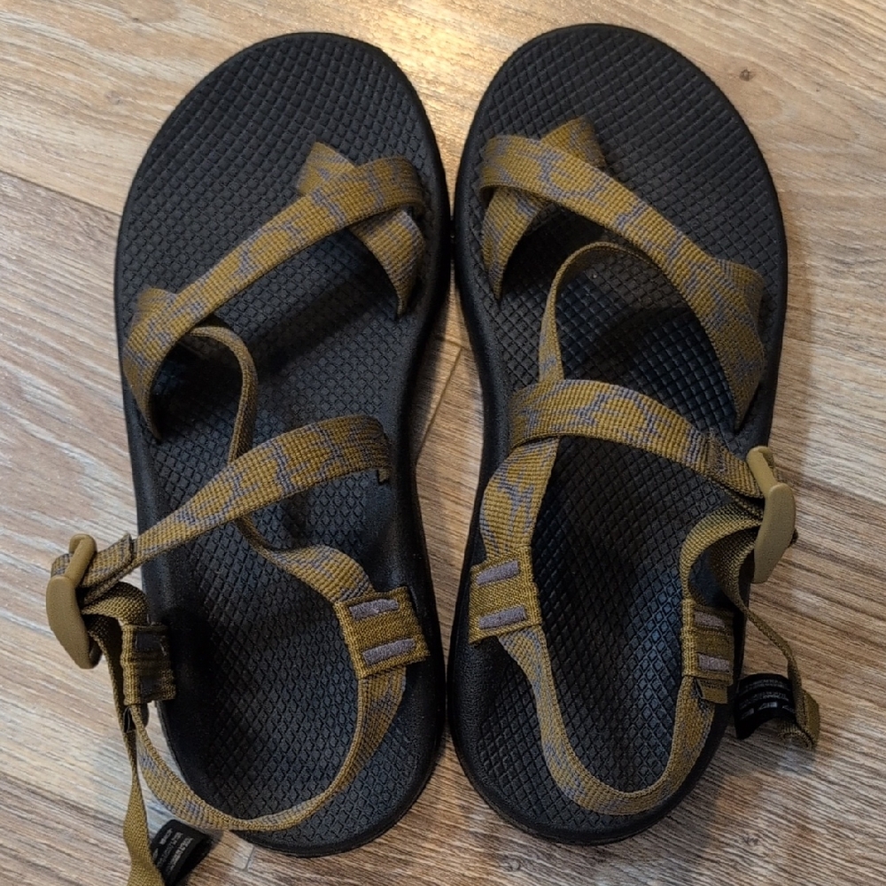 Black and Brown Sandals